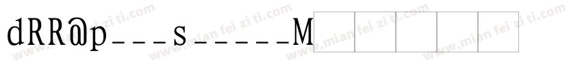 D22 PostScript字体转换